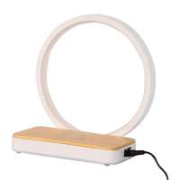 Modern decoration design bed side bedroom LED reading base wireless USB rechargeable table lamp